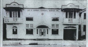 Joseph P. Geddes Funeral Service, Inc. 1936