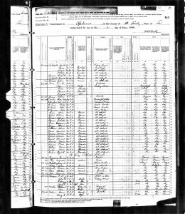 St. Joseph School, Opelousas, St. Landry Parish, 1880 Census
