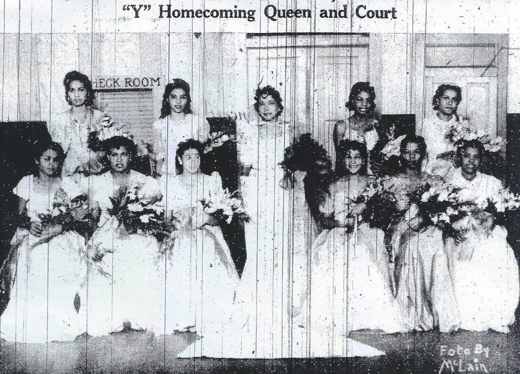 YMCA School of Commerce- 1941 Homecoming Queen + Court