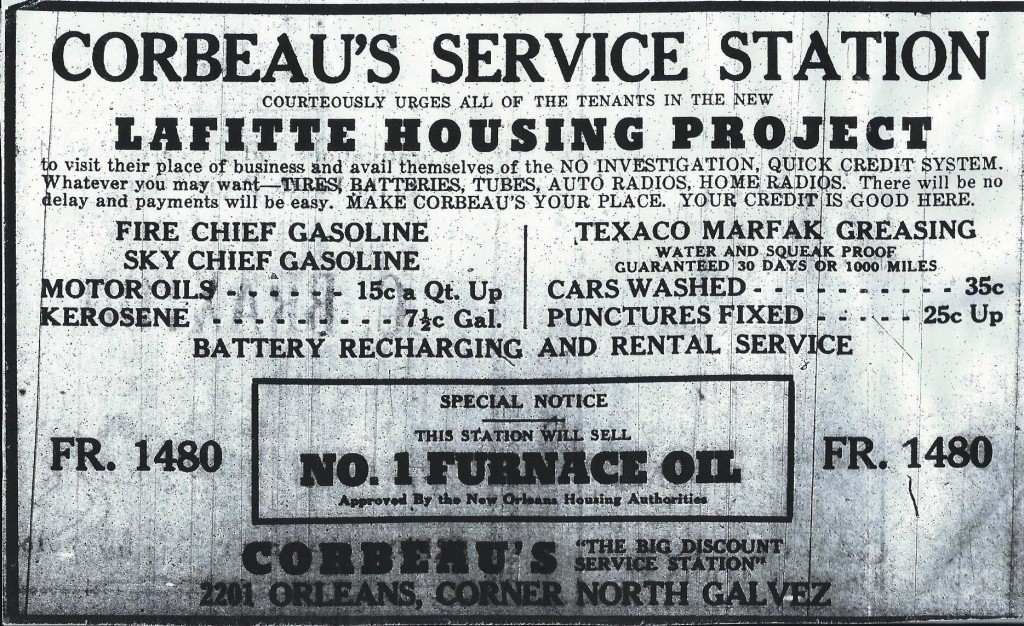 The Building of the Lafitte Housing Project1941 CreoleGen