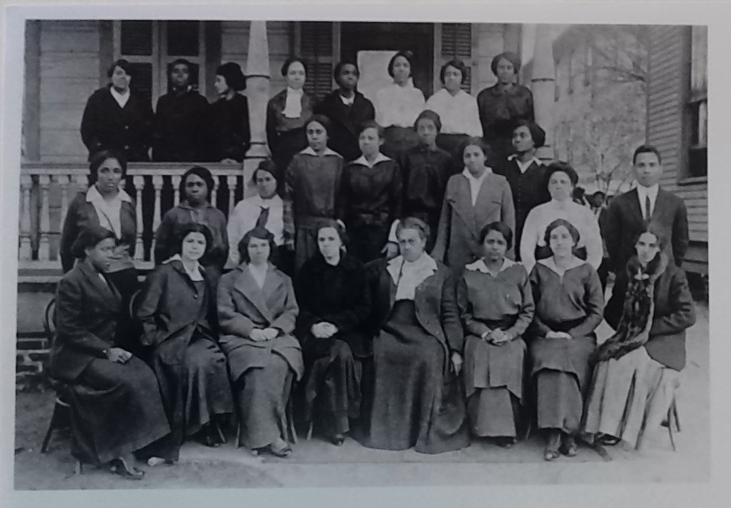 President Sylvanie Williams 4th from right