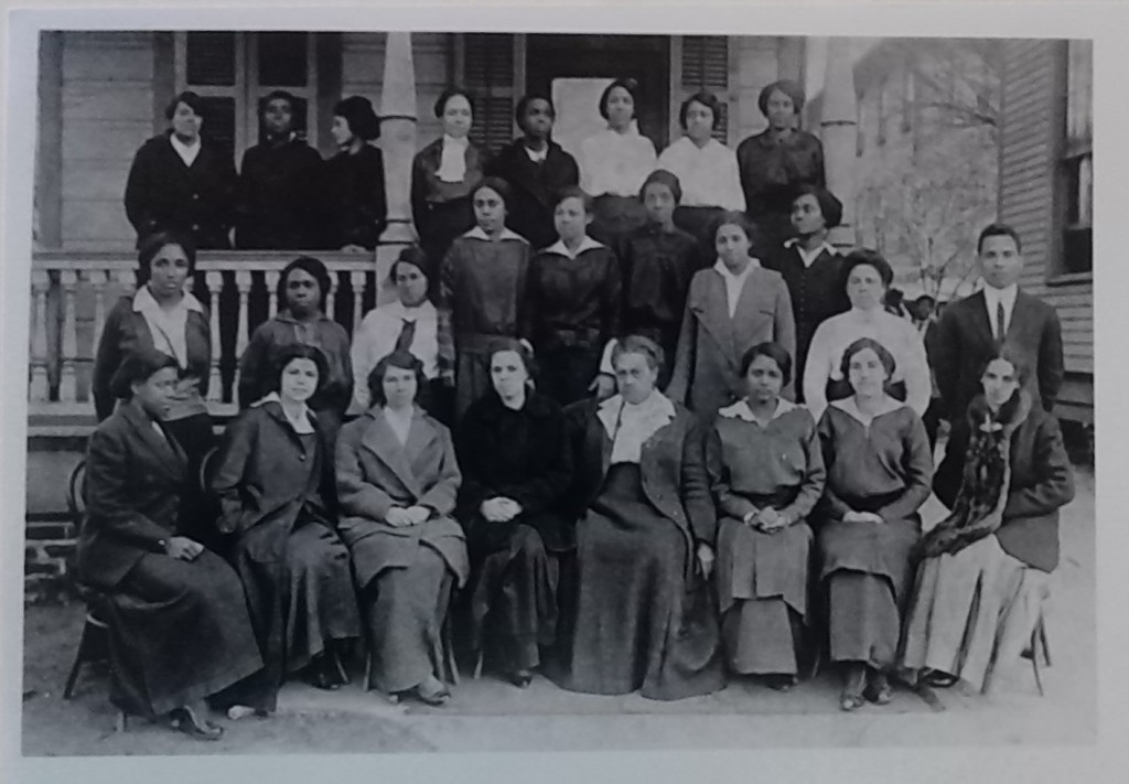 President Sylvanie Williams 4th from right