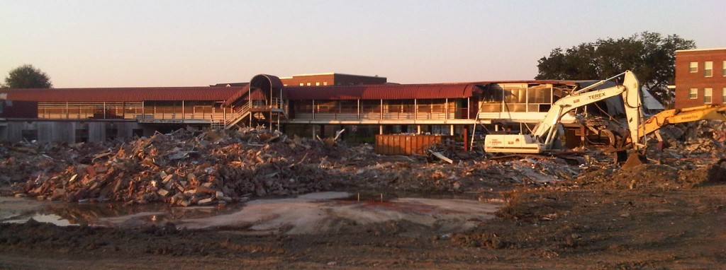 Lafon school being demolished in 2011