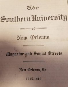 Xavier Handbook 1915-1916 (Southern University)